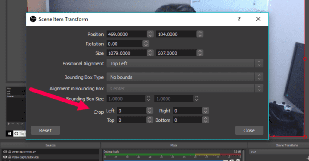 Taking Center Stage: Mastering Webcam Cropping in OBS Studio